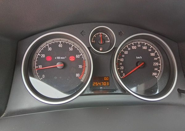 Opel Astra cena 14500 przebieg: 254000, rok produkcji 2008 z Głogówek małe 277